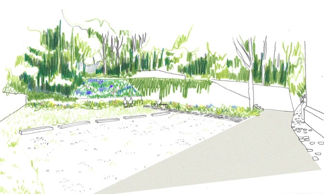 Omnibus | Place de l&#039;église à Jussy