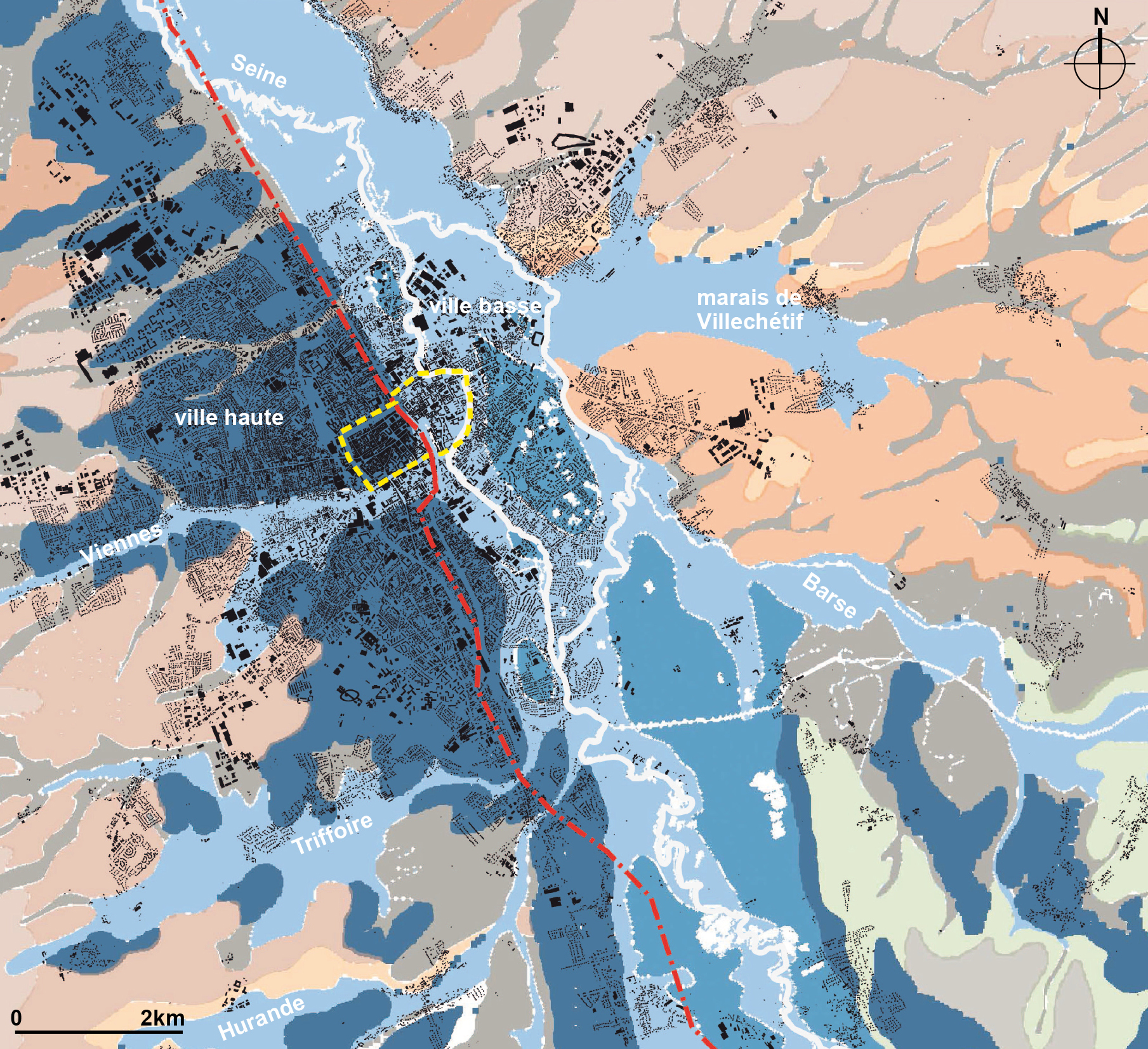 Omnibus | Plan de paysage de Troyes