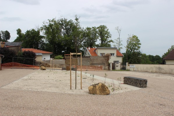 Omnibus | Stationnement perméable à Jussy